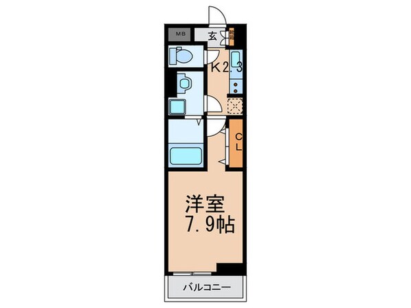 シャルマン昭和町の物件間取画像